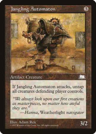 Jangling Automaton [Weatherlight] | Magic Magpie