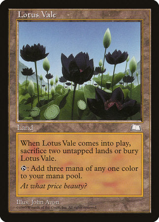 Lotus Vale [Weatherlight] | Magic Magpie