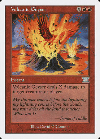 Volcanic Geyser [Classic Sixth Edition] | Magic Magpie