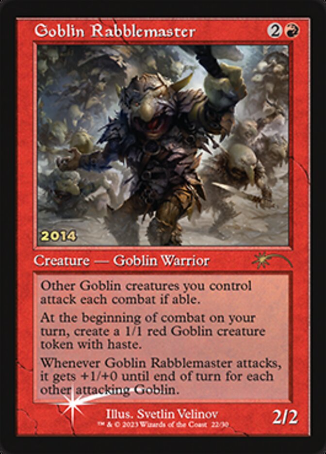 Goblin Rabblemaster [30th Anniversary Promos] | Magic Magpie