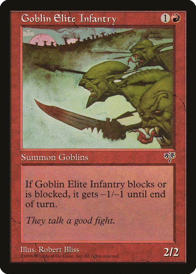 Goblin Elite Infantry [Mirage] | Magic Magpie