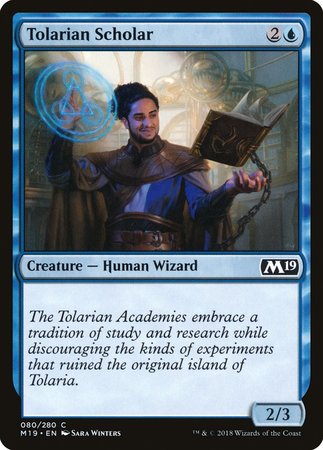 Tolarian Scholar [Core Set 2019] | Magic Magpie