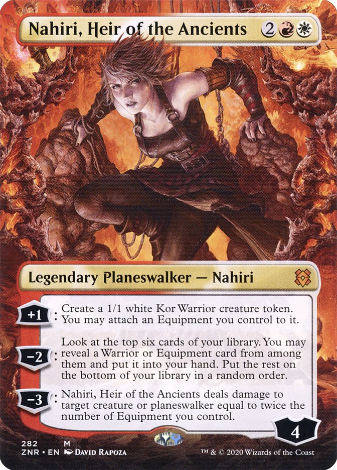 Nahiri, Heir of the Ancients (Borderless) [Zendikar Rising] | Magic Magpie