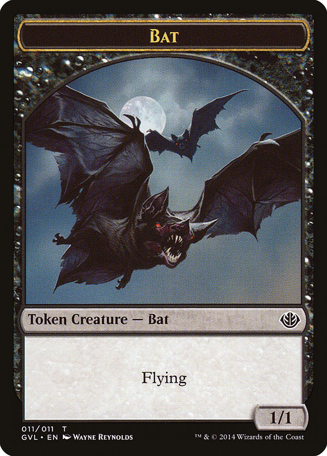 Bat Token (Garruk vs. Liliana) [Duel Decks Anthology Tokens] | Magic Magpie