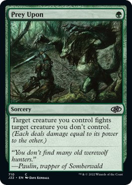 Prey Upon [Jumpstart 2022] | Magic Magpie