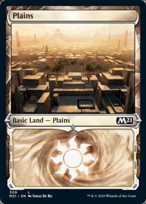 Plains (Showcase) [Core Set 2021] | Magic Magpie