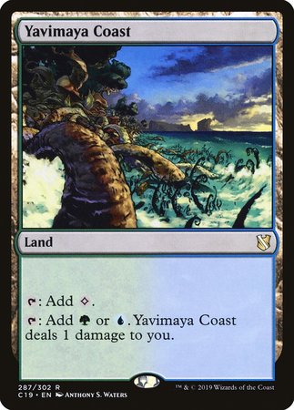 Yavimaya Coast [Commander 2019] | Magic Magpie