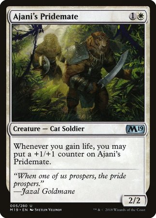 Ajani's Pridemate [Core Set 2019] | Magic Magpie