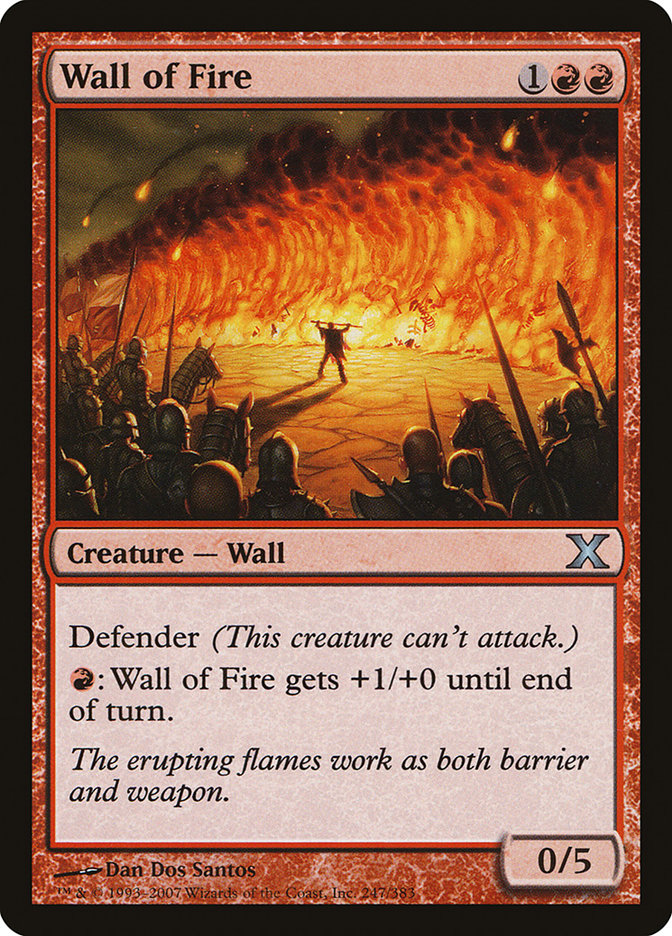 Wall of Fire [Tenth Edition] | Magic Magpie
