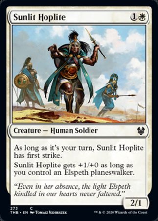 Sunlit Hoplite [Theros Beyond Death] | Magic Magpie