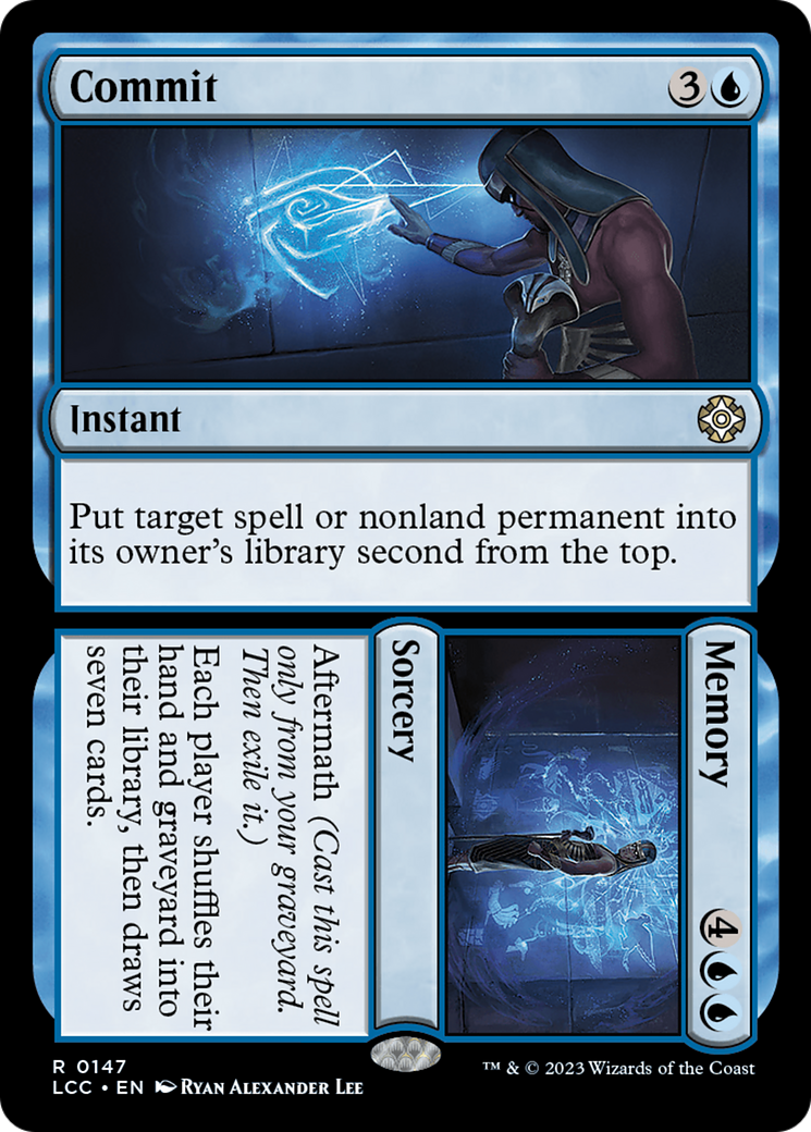 Commit // Memory [The Lost Caverns of Ixalan Commander] | Magic Magpie