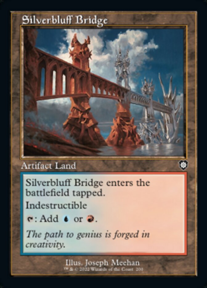 Silverbluff Bridge (Retro) [The Brothers' War Commander] | Magic Magpie