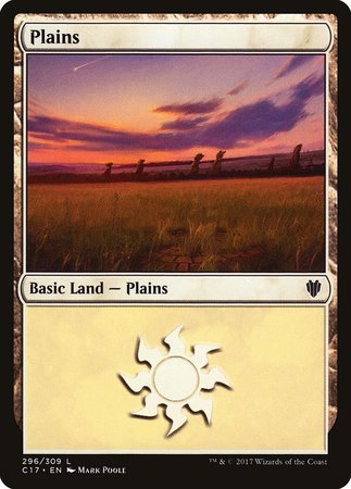 Plains (296) [Commander 2017] | Magic Magpie