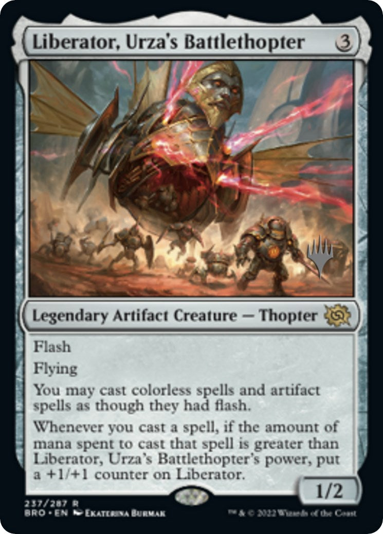 Liberator, Urza's Battlethopter (Promo Pack) [The Brothers' War Promos] | Magic Magpie