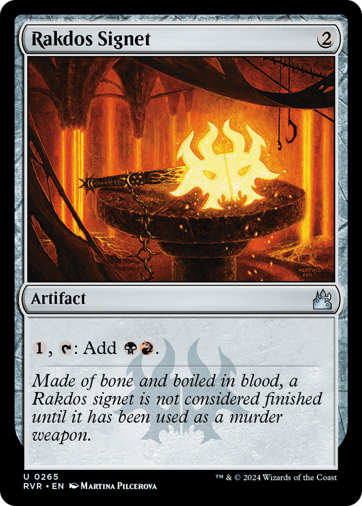 Rakdos Signet [Ravnica Remastered] | Magic Magpie