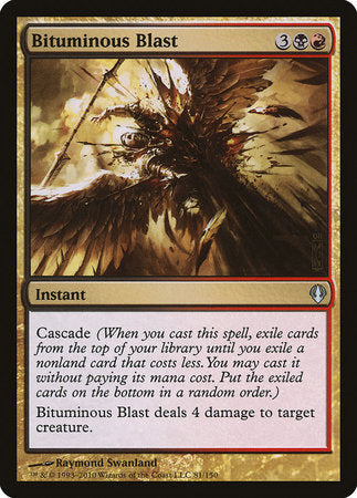 Bituminous Blast [Archenemy] | Magic Magpie