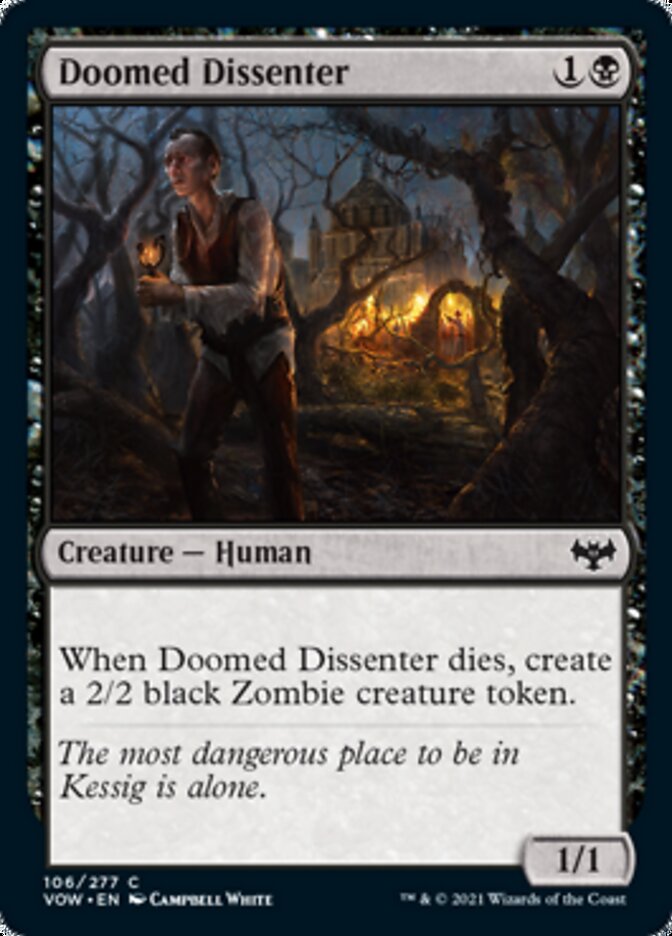 Doomed Dissenter [Innistrad: Crimson Vow] | Magic Magpie