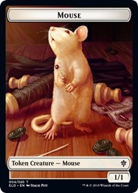 Mouse // Food (16) Double-sided Token [Throne of Eldraine Tokens] | Magic Magpie