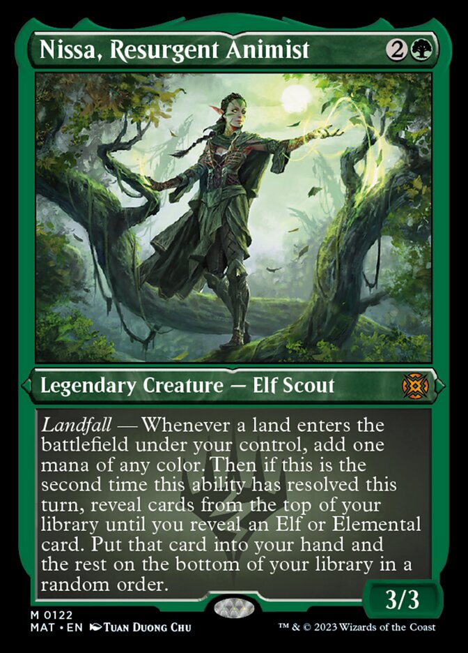 Nissa, Resurgent Animist (Foil Etched) [March of the Machine: The Aftermath] | Magic Magpie