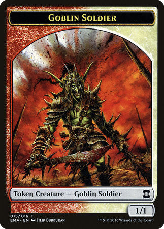 Goblin Soldier Token [Eternal Masters Tokens] | Magic Magpie