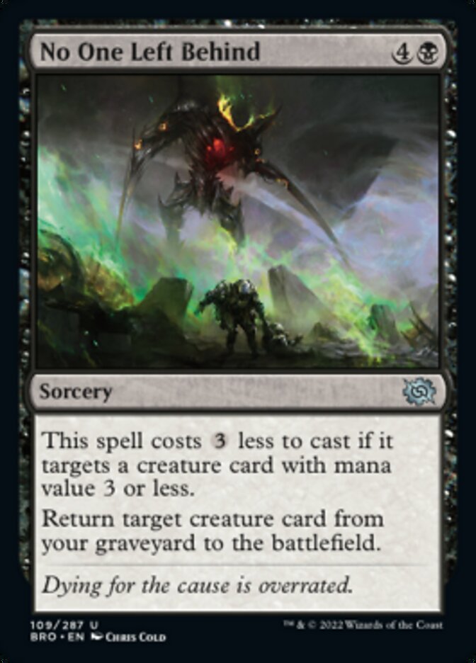 No One Left Behind [The Brothers' War] | Magic Magpie