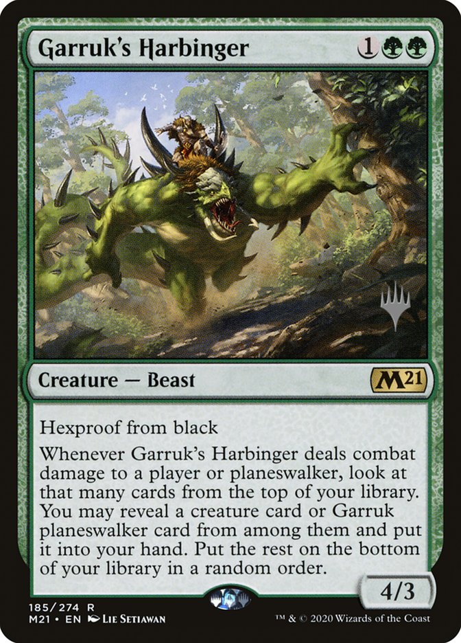 Garruk's Harbinger (Promo Pack) [Core Set 2021 Promos] | Magic Magpie