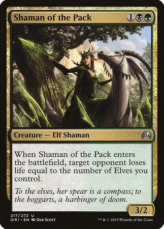 Shaman of the Pack [Magic Origins] | Magic Magpie