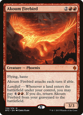 Akoum Firebird [Battle for Zendikar] | Magic Magpie