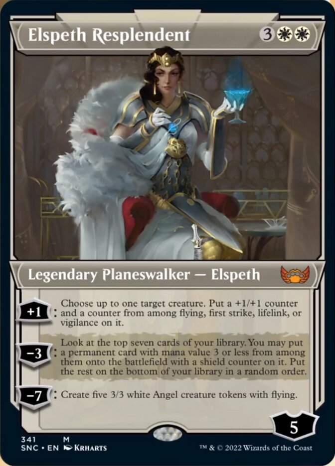 Elspeth Resplendent (Showcase Art Deco) [Streets of New Capenna] | Magic Magpie