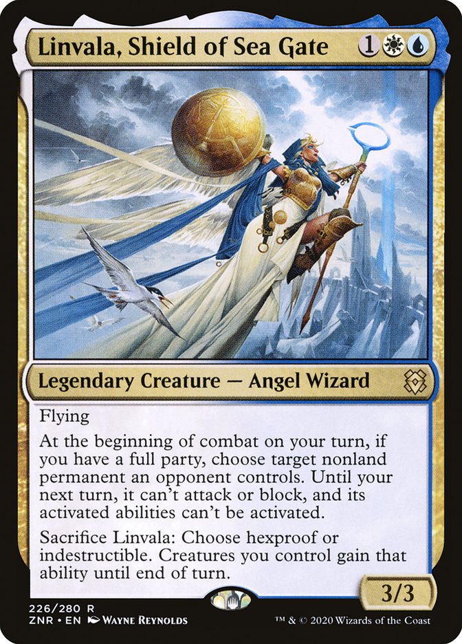 Linvala, Shield of Sea Gate [Zendikar Rising] | Magic Magpie