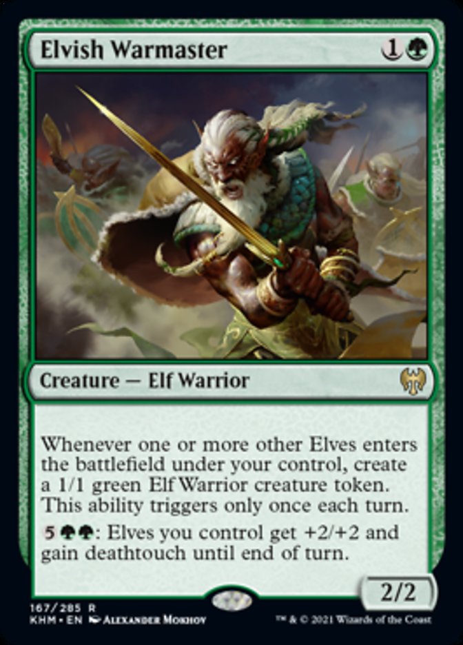 Elvish Warmaster [Kaldheim] | Magic Magpie