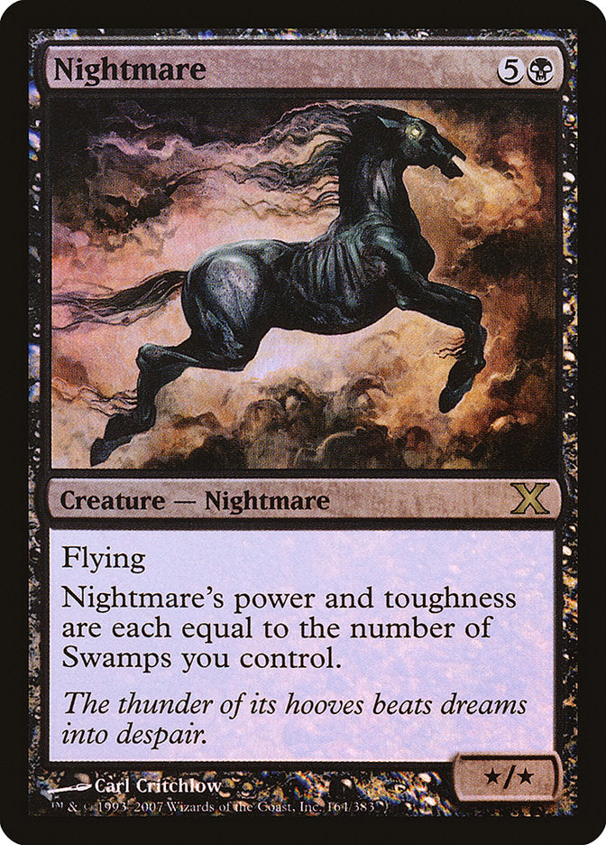 Nightmare (Premium Foil) [Tenth Edition] | Magic Magpie