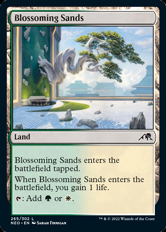 Blossoming Sands [Kamigawa: Neon Dynasty] | Magic Magpie