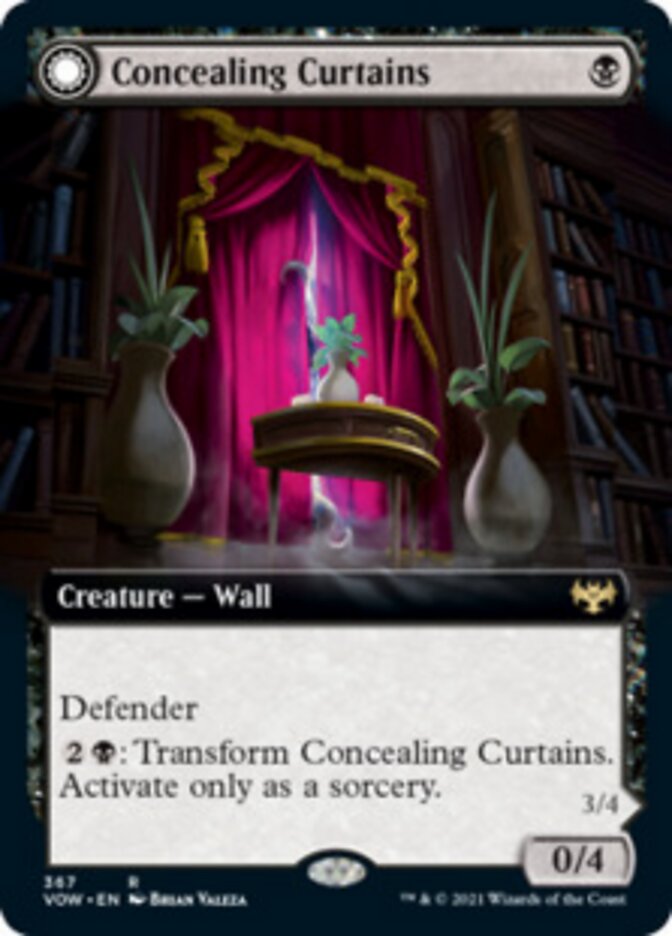 Concealing Curtains // Revealing Eye (Extended) [Innistrad: Crimson Vow] | Magic Magpie