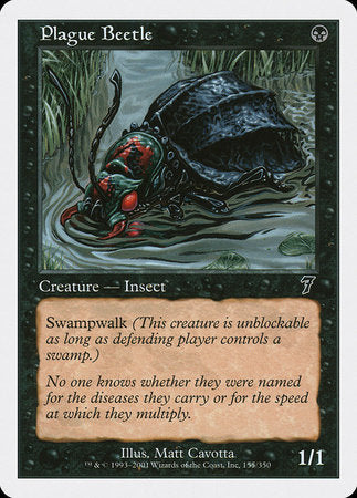 Plague Beetle [Seventh Edition] | Magic Magpie