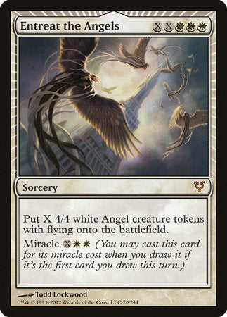 Entreat the Angels [Avacyn Restored] | Magic Magpie