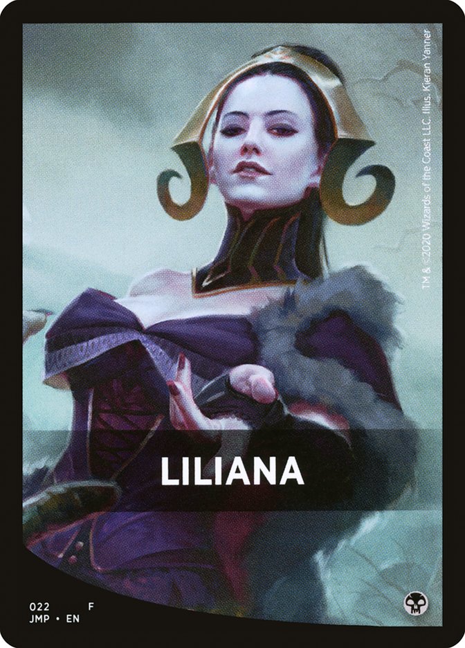 Liliana Theme Card [Jumpstart Front Cards] | Magic Magpie