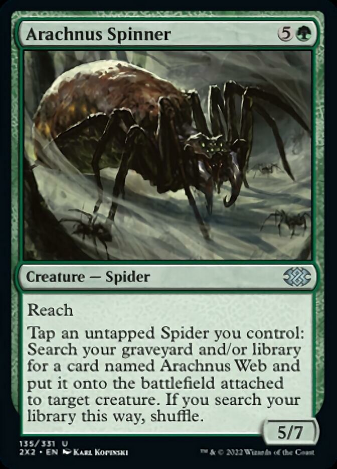 Arachnus Spinner [Double Masters 2022] | Magic Magpie