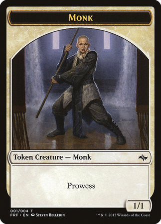 Monk Token [Fate Reforged Tokens] | Magic Magpie