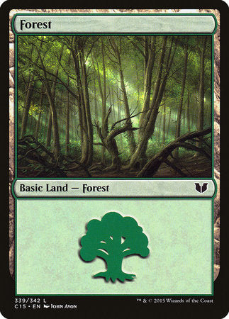 Forest (339) [Commander 2015] | Magic Magpie