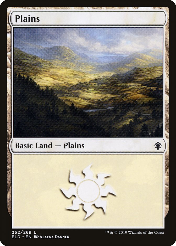 Plains (252) [Throne of Eldraine] | Magic Magpie