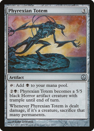 Phyrexian Totem [Duel Decks: Phyrexia vs. the Coalition] | Magic Magpie