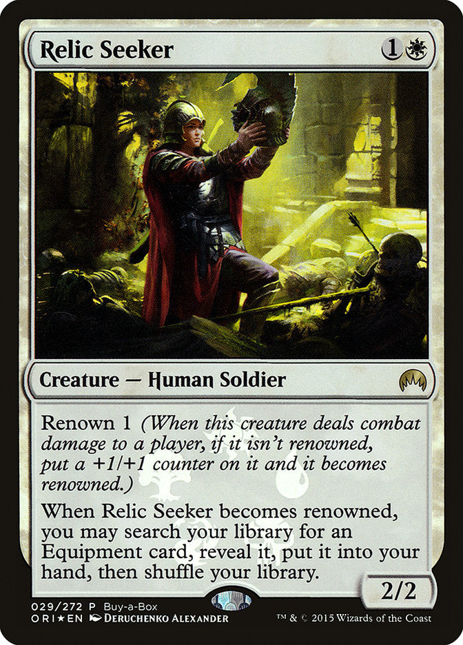 Relic Seeker (Buy-A-Box) [Magic Origins Promos] | Magic Magpie