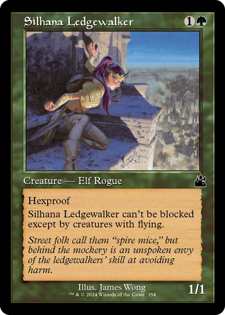 Silhana Ledgewalker (Retro Frame) [Ravnica Remastered] | Magic Magpie