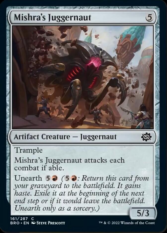 Mishra's Juggernaut [The Brothers' War] | Magic Magpie