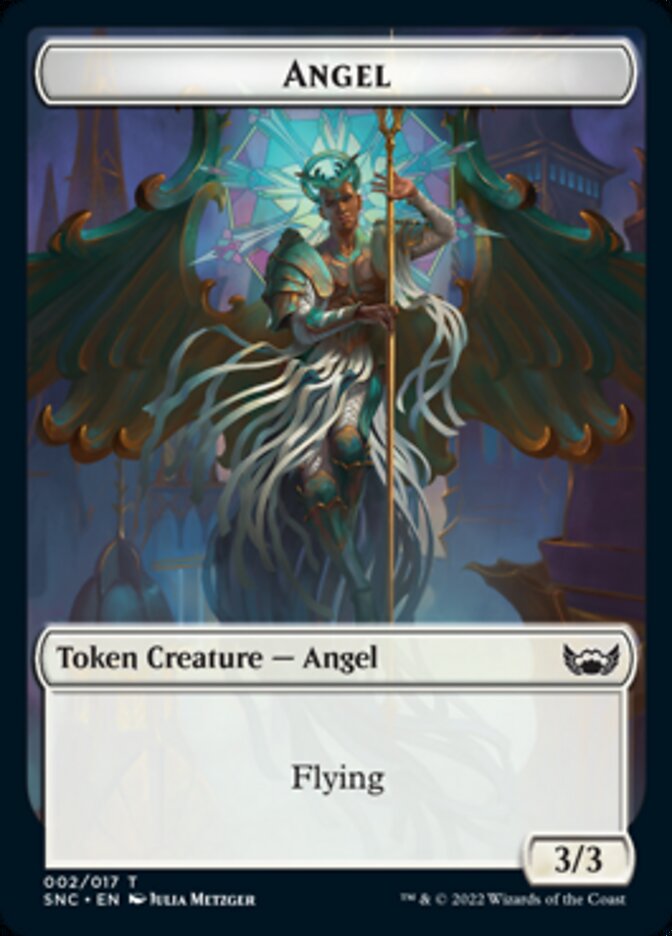 Fish // Angel Double-sided Token [Streets of New Capenna Tokens] | Magic Magpie