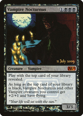 Vampire Nocturnus [Magic 2010 Promos] | Magic Magpie