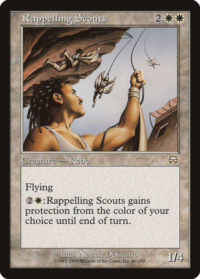 Rappelling Scouts [Mercadian Masques] | Magic Magpie