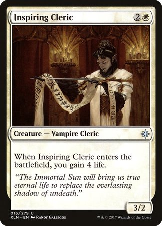 Inspiring Cleric [Ixalan] | Magic Magpie