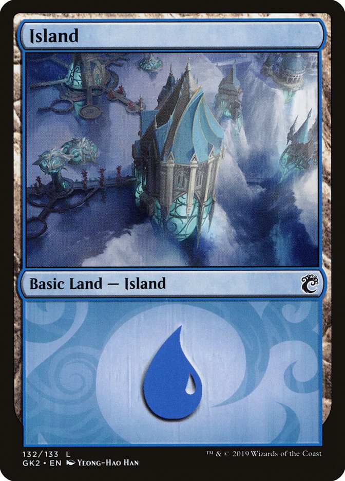 Island (132) [Ravnica Allegiance Guild Kit] | Magic Magpie